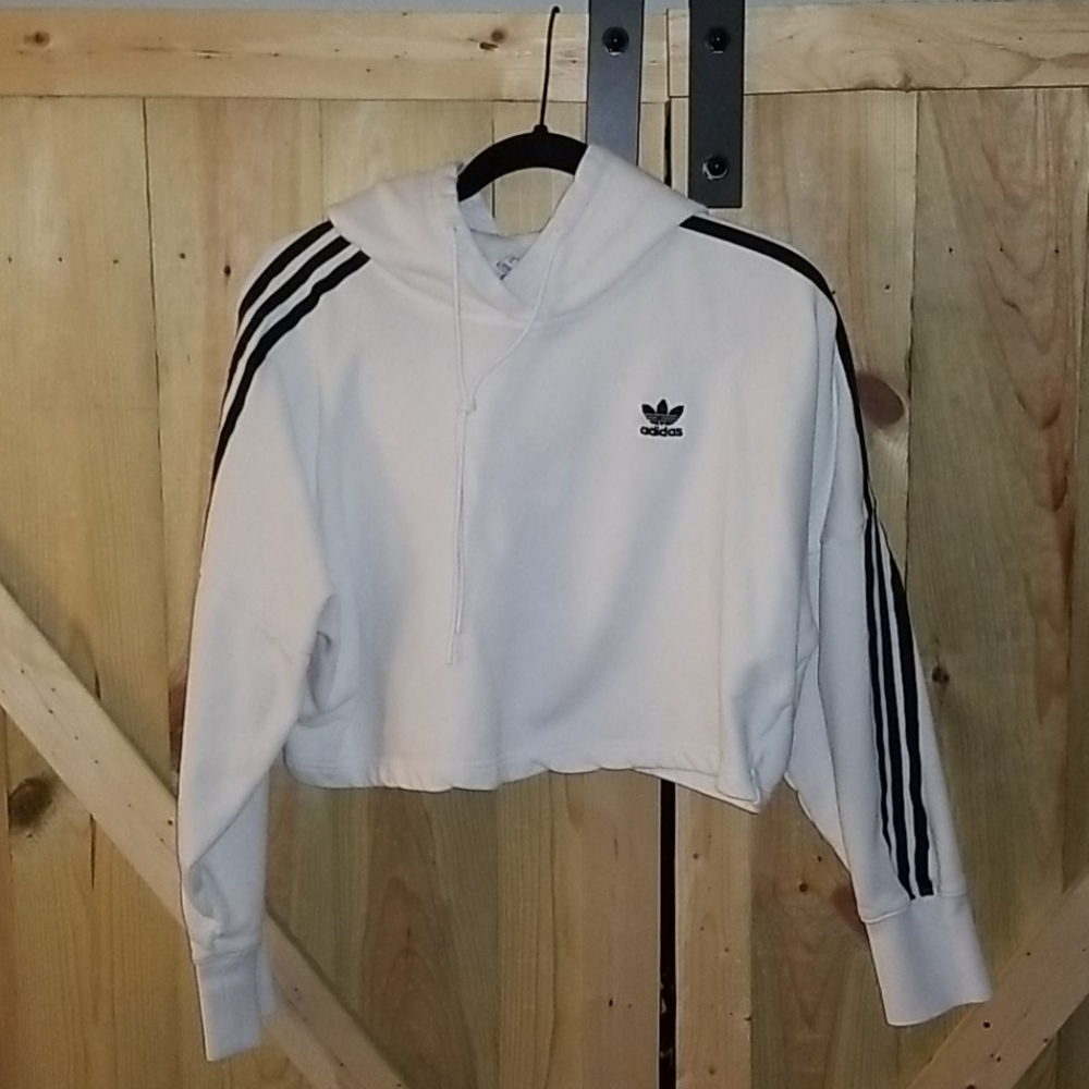 adidas Originals cropped hoodie